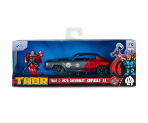 Jada - Marvel Тор 1970 Chevy Chevelle  кола 1:32 с фигура