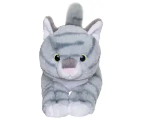 Aurora - Плюшена играчка Еко коте на ивици, 15 см