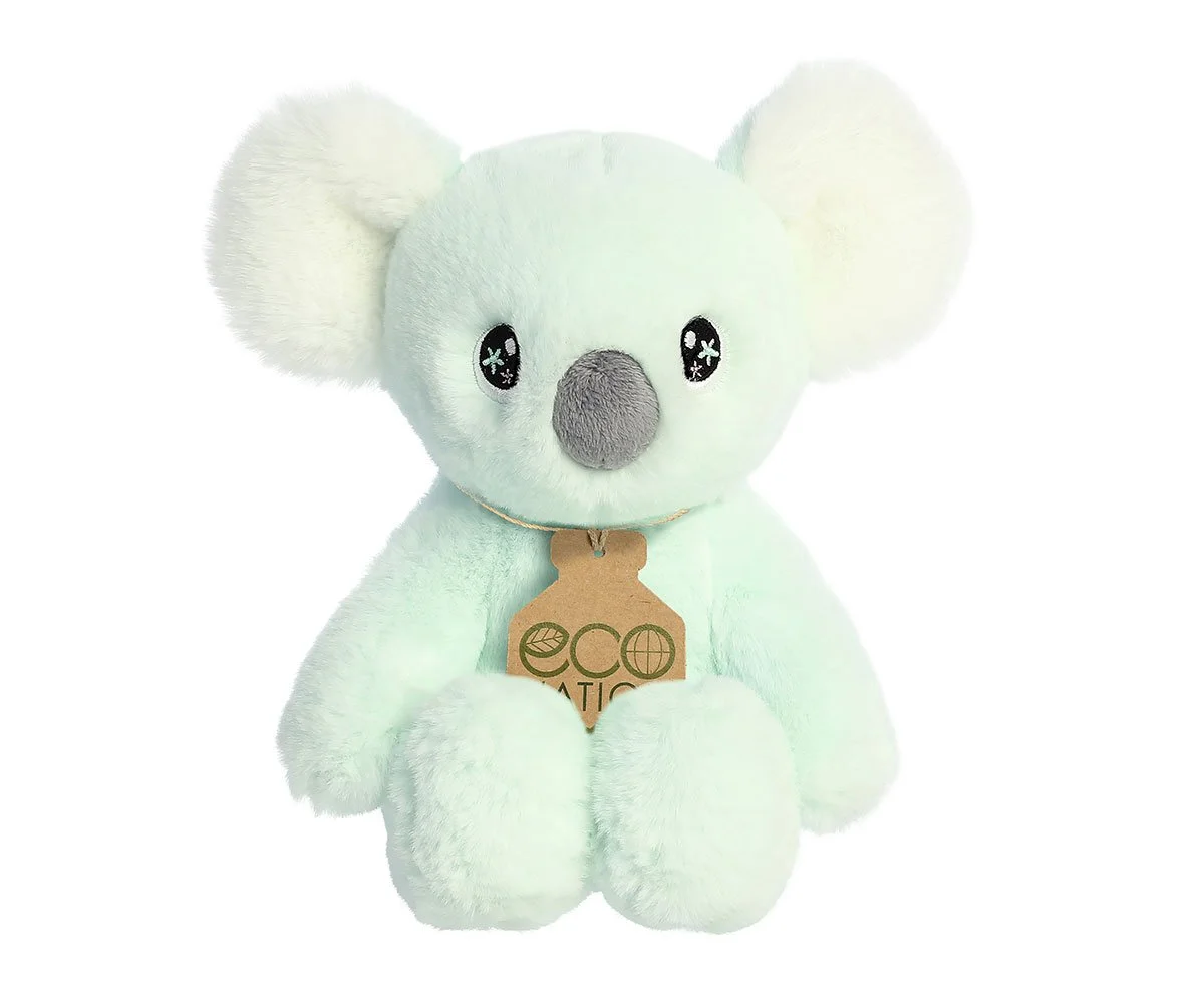Aurora - Плюшена играчка Еко коала, мента, 22 см