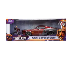 Jada - Кола с фигурка Marvel Star Lord 1967 Ford Mustang 1:24