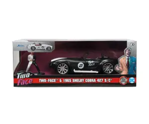Jada - Кола с фигура DC Two Face 1965 Shelby Cobra 427 1:32