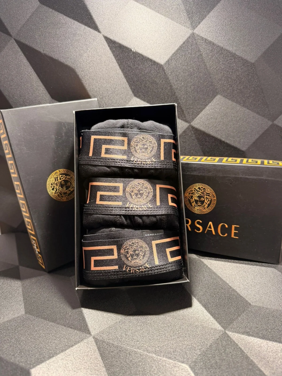 Versace Мъжки Боксерки x3