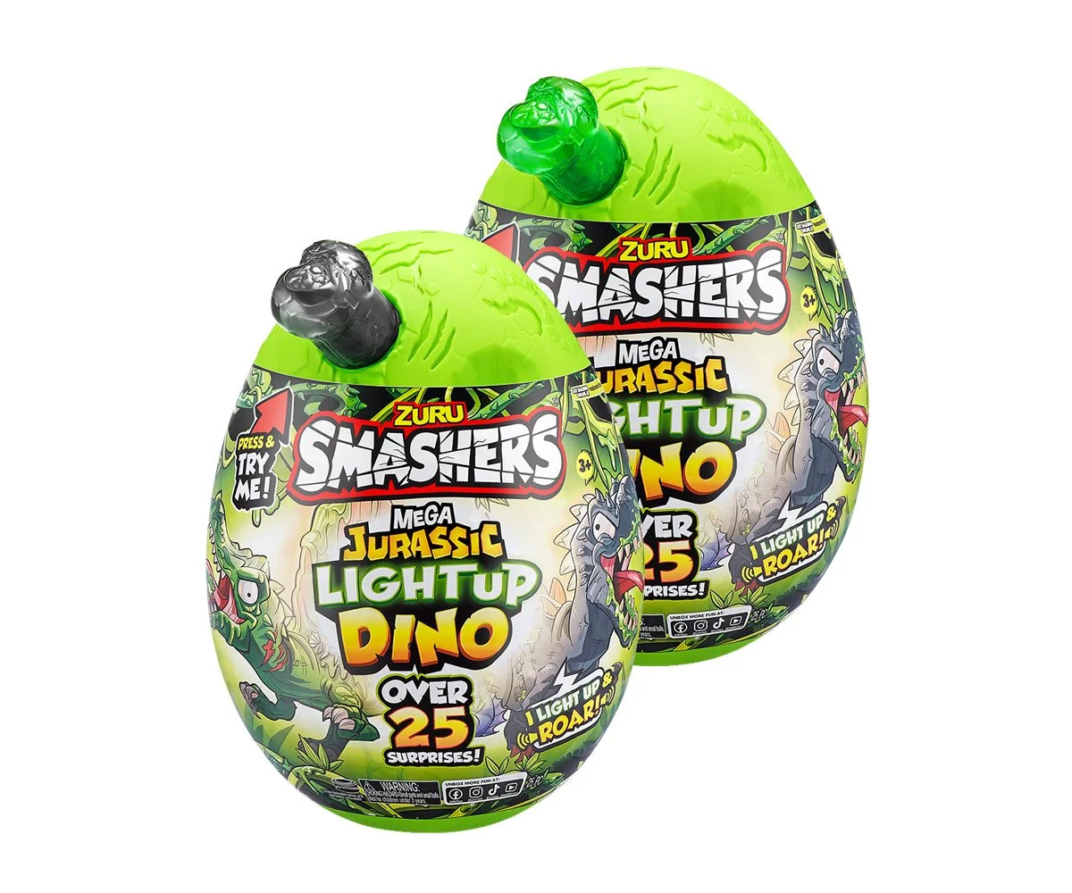 Zuru - Smashers Dino Island Series 1 Mega - Мега динозавърско яйце, асортимент