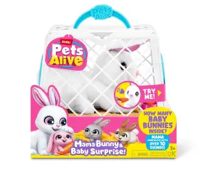 Zuru Pets Alive - Мама Бъни с малки зайчета