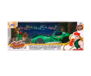 Jada - Street Fighter 1969 Chevrolet 1:24 с фигурка