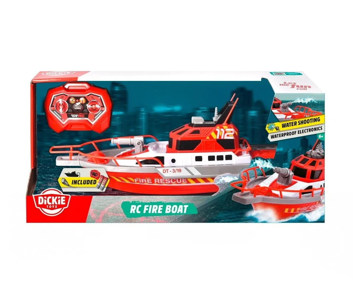 Dickie - Радиоуправляем пожарен кораб Fire Boat, RTR