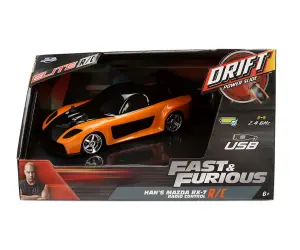 Jada - Радиоуправляема кола Fast & Furious Drift Mazda RX-7 1:24