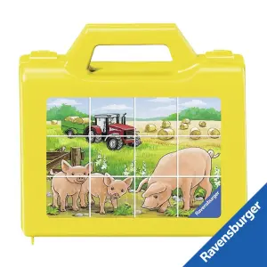 Ravensburger - Пъзел - кубчета 12 ел. -Ферма