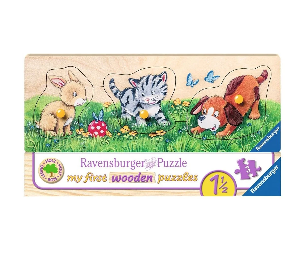 Ravensburger - Моят първи пъзел 2/3/4/5 ел. - Сладки бебета животни