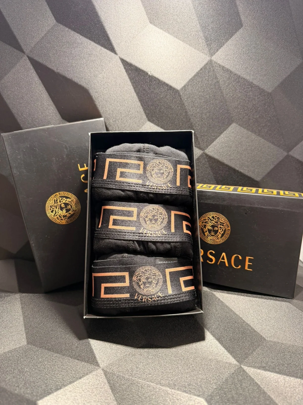 Versace Мъжки Боксерки x3