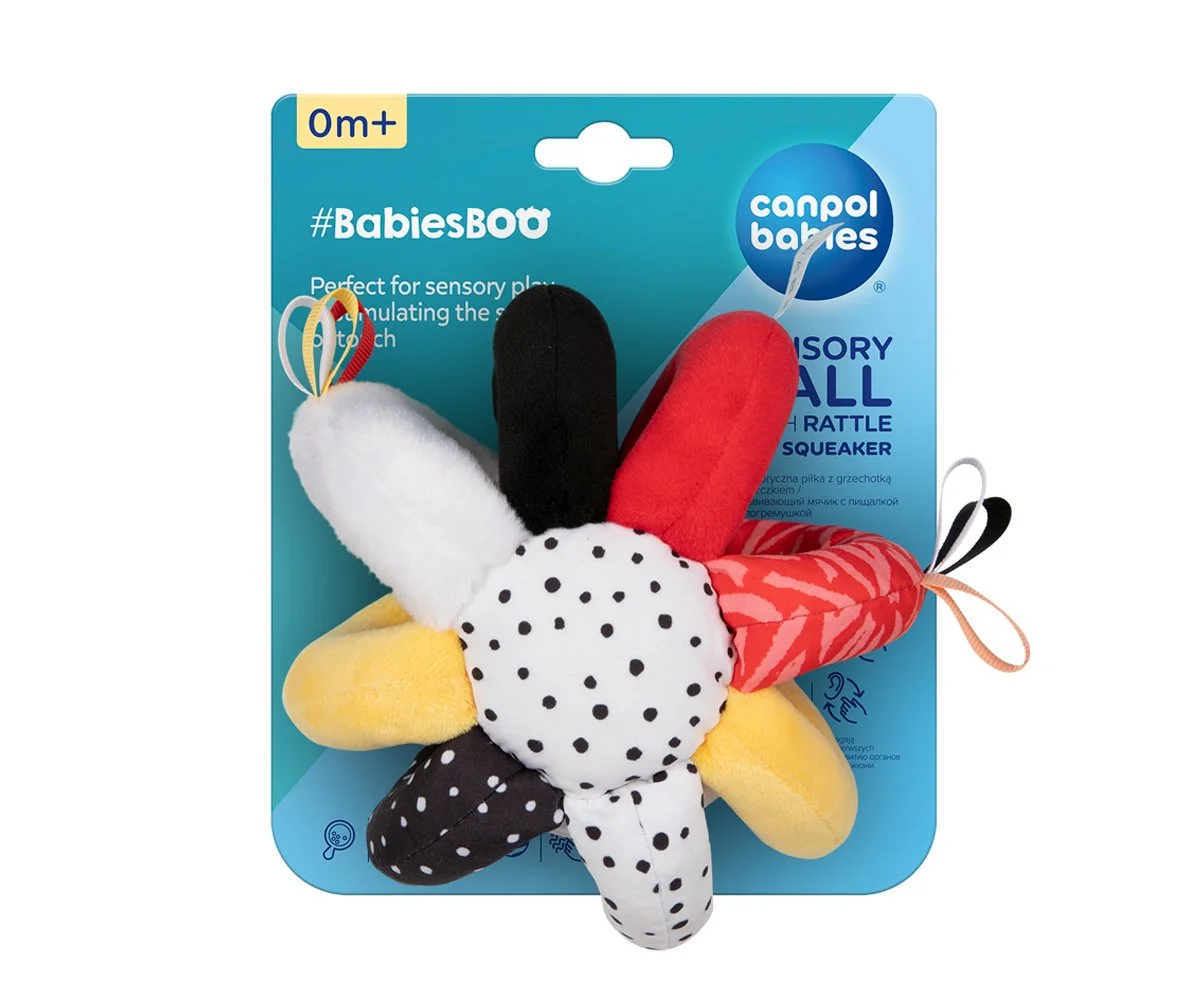 Canpol Toys-Мека топка с дрънкалка Boo