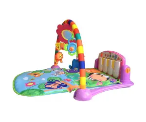 Lorelli Toys Тепих Пиано 77x52см розов голям