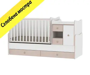 Lorelli Beds Легло Minimax New 190/72 цвят бяло/дъб