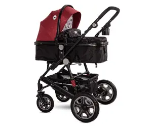 Lorelli Комб.количка Lora Luxe red Elephants