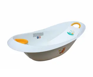 Lorelli Bath Вана 87см с оттичане и подложка Luxe Мечо бяла