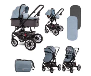 Lorelli Комб.количка Lora Set Sky Blue