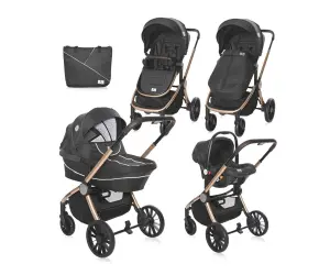 Lorelli Комб.количка Ramona Luxe black+чанта