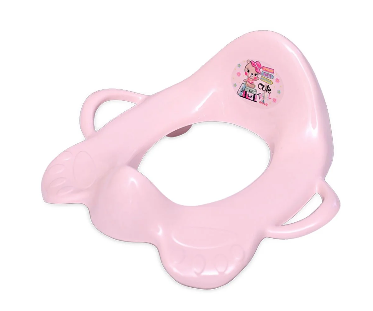Lorelli Bath Приставка за тоалетна чиния с дръжки , Nordic Pink