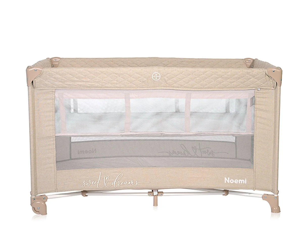 Lorelli Кошара за спане и игра Noemi 2 нива Fog Beige Star