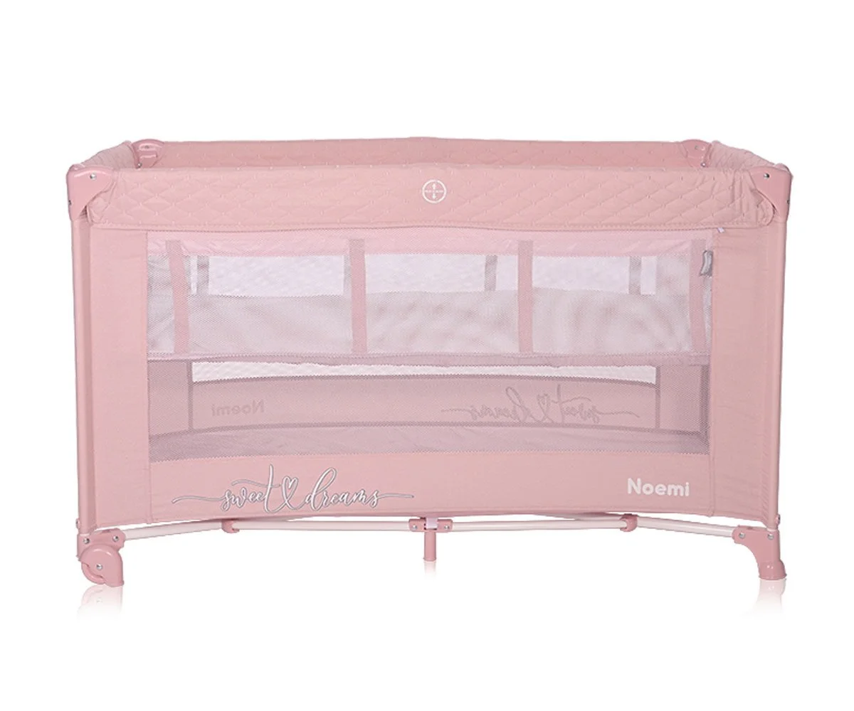 Lorelli Кошара за спане и игра Noemi 2 нива Mellow Rose Star