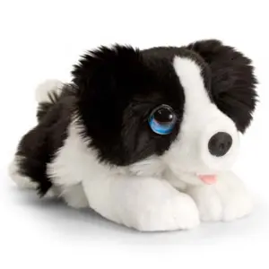 Плюшено легнало куче, Бордър Коли, 25 см, Keel Toys