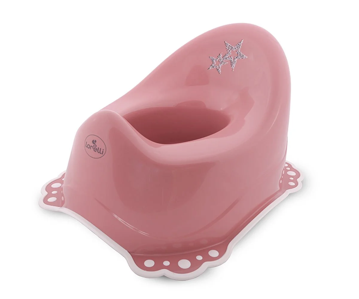 Lorelli Bath Анатомично гърне Little Stars pink