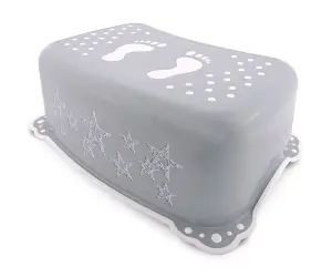 Lorelli Bath Стъпало за баня Little Stars grey