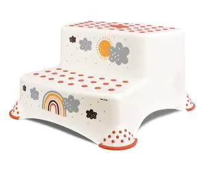Lorelli Bath Стъпало за баня, двойно за баня Rainbow white