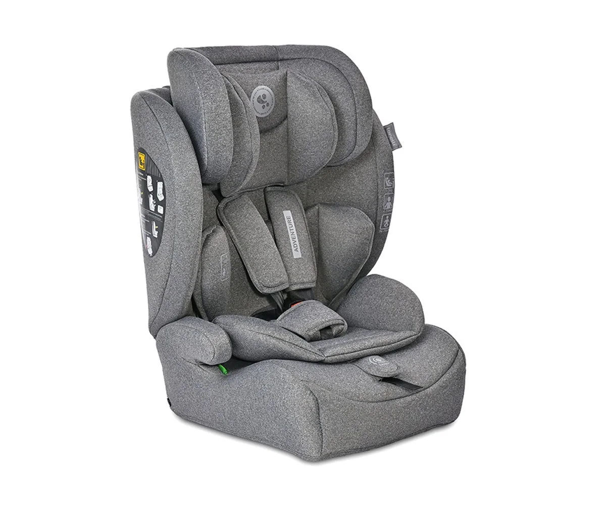 Lorelli Стол за кола Adventure i-Size 76-150 см grey