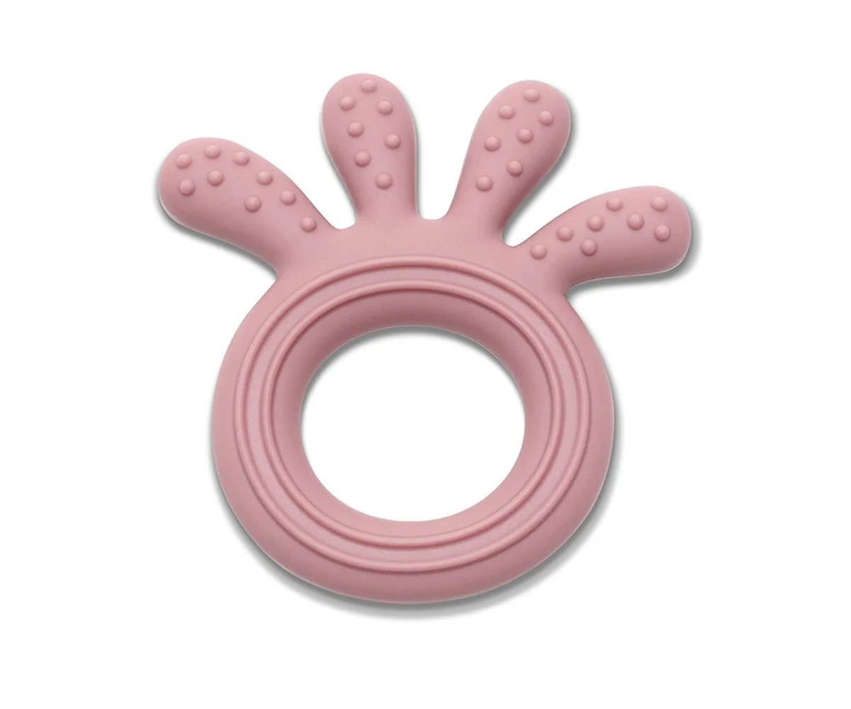 Lorelli Toys Силиконова гризалка Октопод deep pink