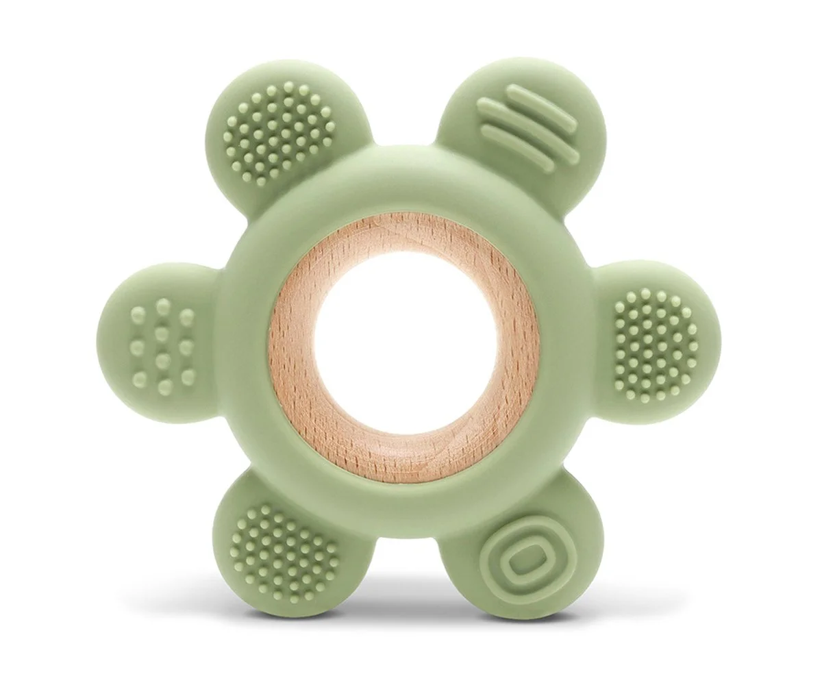 Lorelli Toys Силиконова гризалка с бук Цветеfresh green