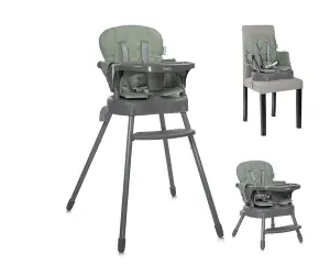 Lorelli Столче за хранене 3в1 Siesta green leather