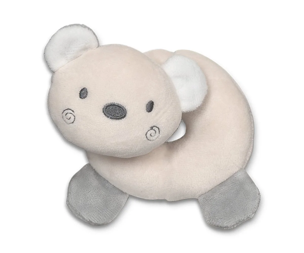 Lorelli Toys Дрънкалка donut Natural мече бежово