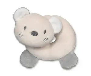 Lorelli Toys Дрънкалка donut Natural мече бежово