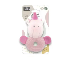 Lorelli Toys Дрънкалка еднорог розов natural