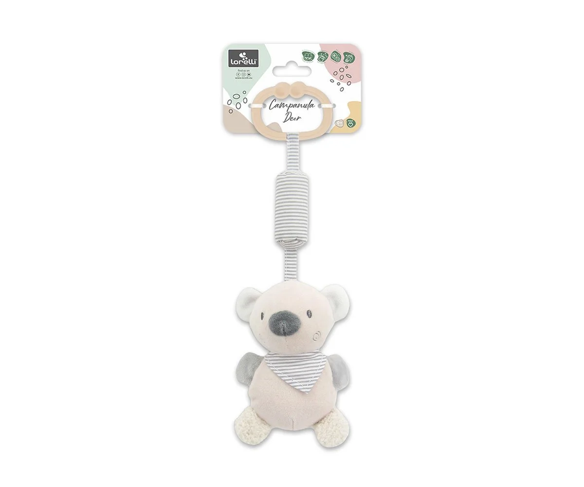 Lorelli Toys Играчка камбанка мече бежово natural