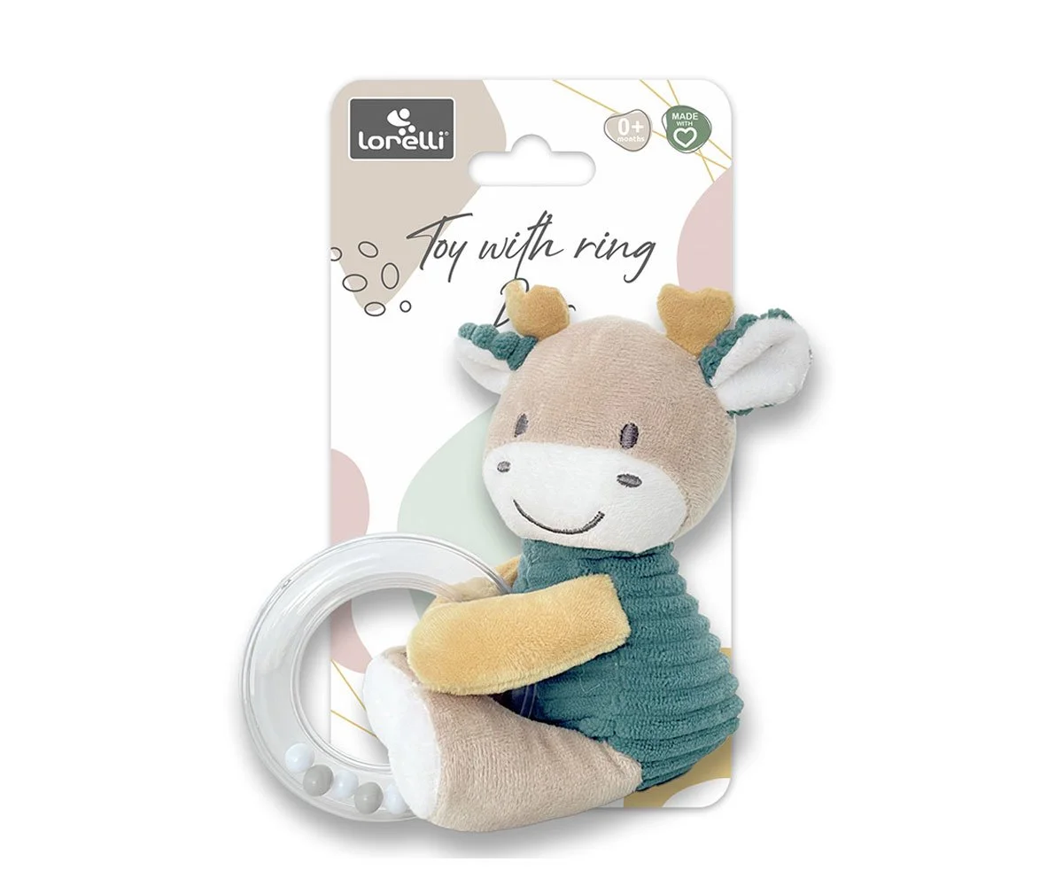Lorelli Toys Дрънкалка еленче синьо natural