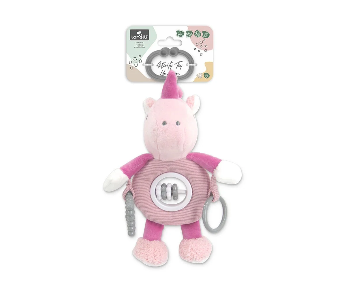 Lorelli Toys Вибрираща играчка еднорог розов natural