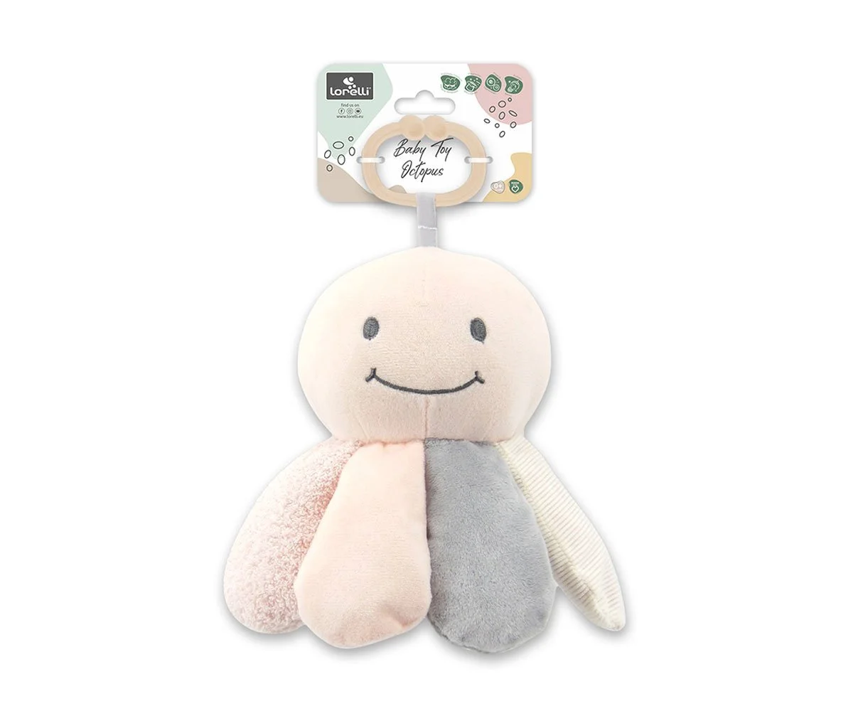 Lorelli Toys Играчка октопод  бежов natural