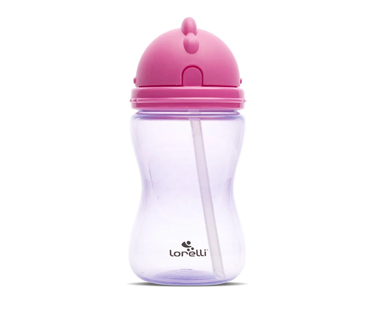 Lorelli Acc Сп.бутилка със сламка pink/purple