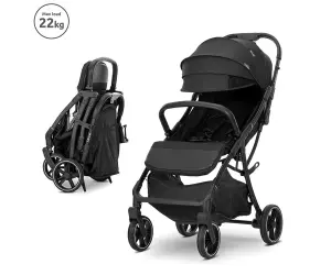 Lorelli Лятна количка Minori Black до 22 кг , автом. сгъване 