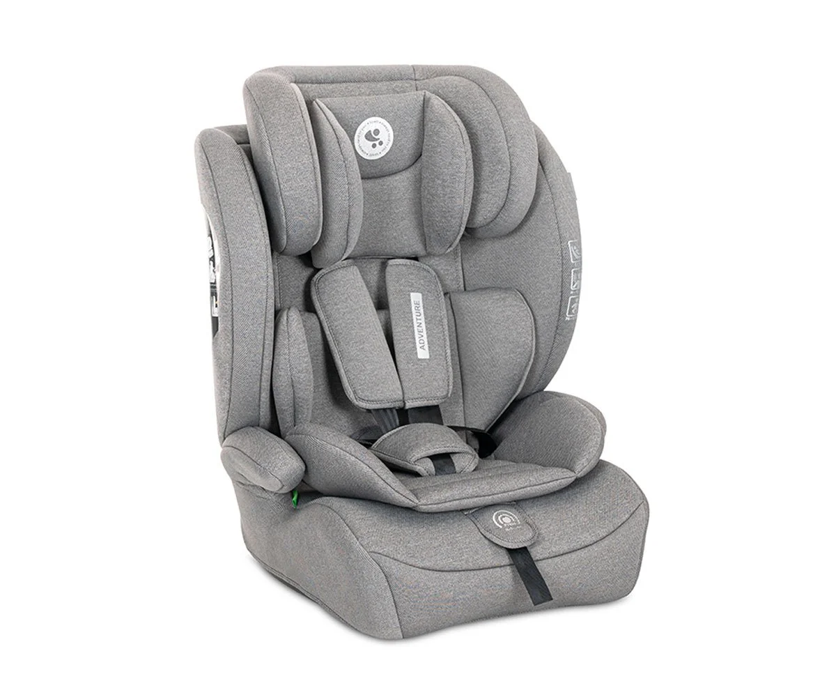Lorelli Стол за кола Adventure i-Size 76-150 см Grey 1бр/каш