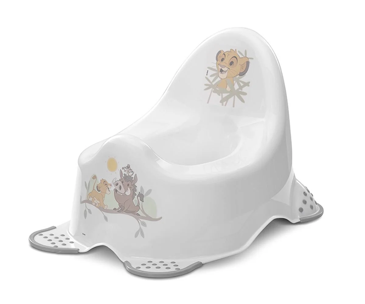 Lorelli Bath Анатомично гърне Кралски лъв, бяло
