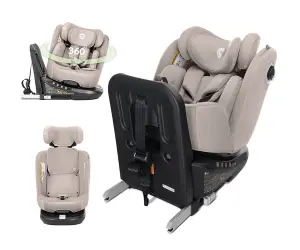 Lorelli Стол за кола Auriga Beige i-Size 40-150 см, 360, isofix Anti rebound bar, SPS