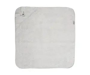 Lorelli Text Хавлия с качулка и бродерия, 90Х90 см, сива