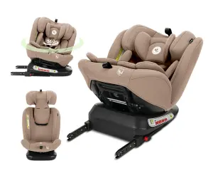 Lorelli Стол за кола Capella i-Size 40-150 см Isofix 360, beige