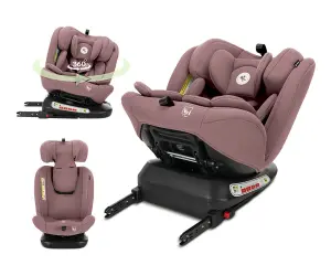 Lorelli Стол за кола Capella i-Size 40-150 см Isofix 360, pink
