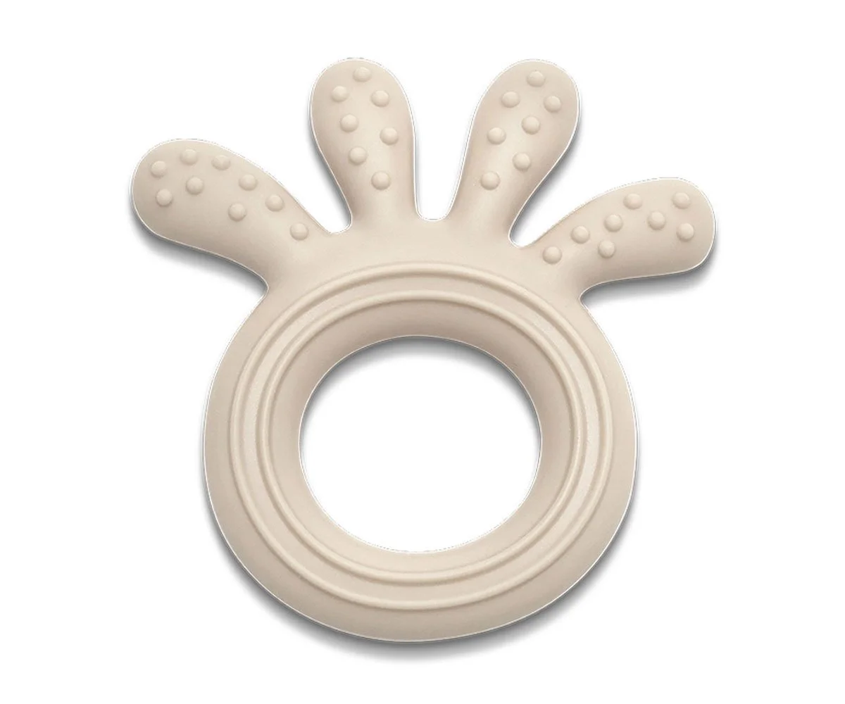 Lorelli Toys Силиконова гризалка октоподNaturale beige
