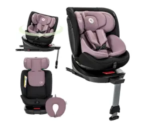 Lorelli Стол за кола Concord Pro pink i-Size isofix 40-150 см sup.leg+възглавница за път