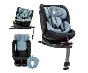 Lorelli Стол за кола Concord Pro blue  i-Size isofix 40-150 см sup.leg+възглавница за път
